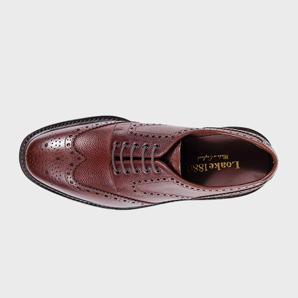 Мужские тёмно-коричневые дерби Loake Badminton от Loake — фото 2