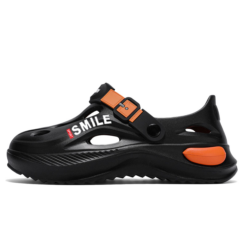 

CariteSport Клоги мужские черно-оранжевые, цвет Black Orange