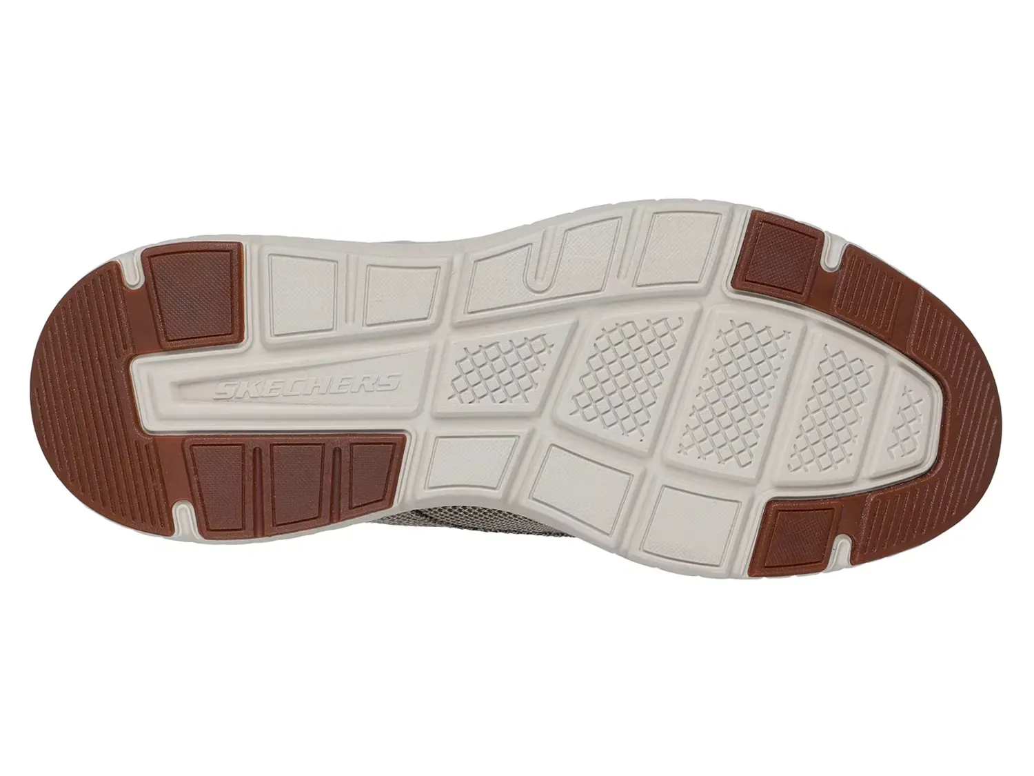 Кроссовки Slip-On - мужские Skechers, Tan — фото 4