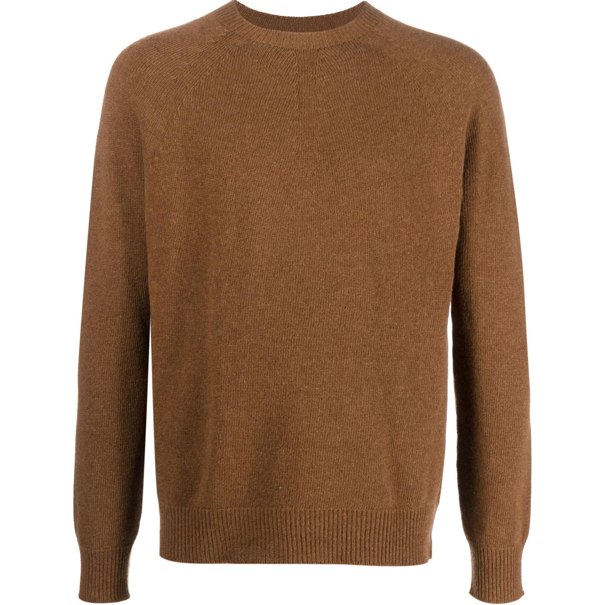 

Тонкий трикотажный шерстяной кашемировый джемпер JIL SANDER, Umber