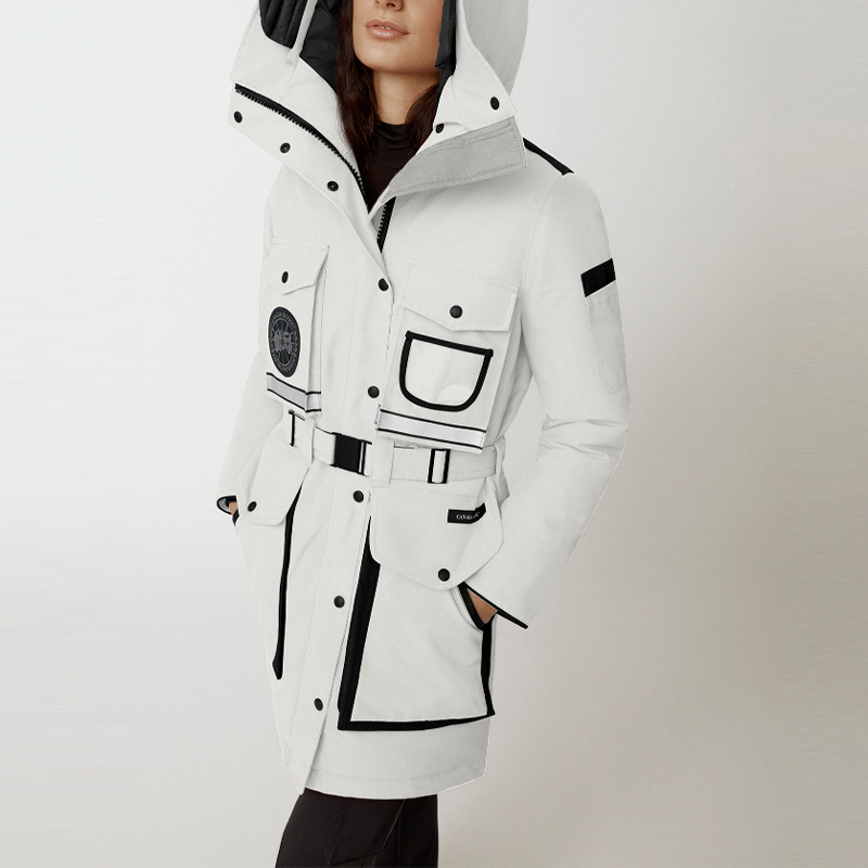Canada Goose Серебряная береза женская пуховая куртка, Silver Birch — фото 4
