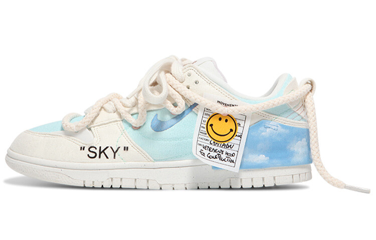 

Кроссовки Nike Dunk Skateboard Shoes Women's Low-Top White/Sky Blue