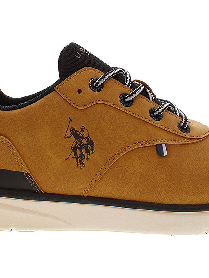 Кроссовки светло-коричневого цвета U.S. Polo Assn. — фото 4