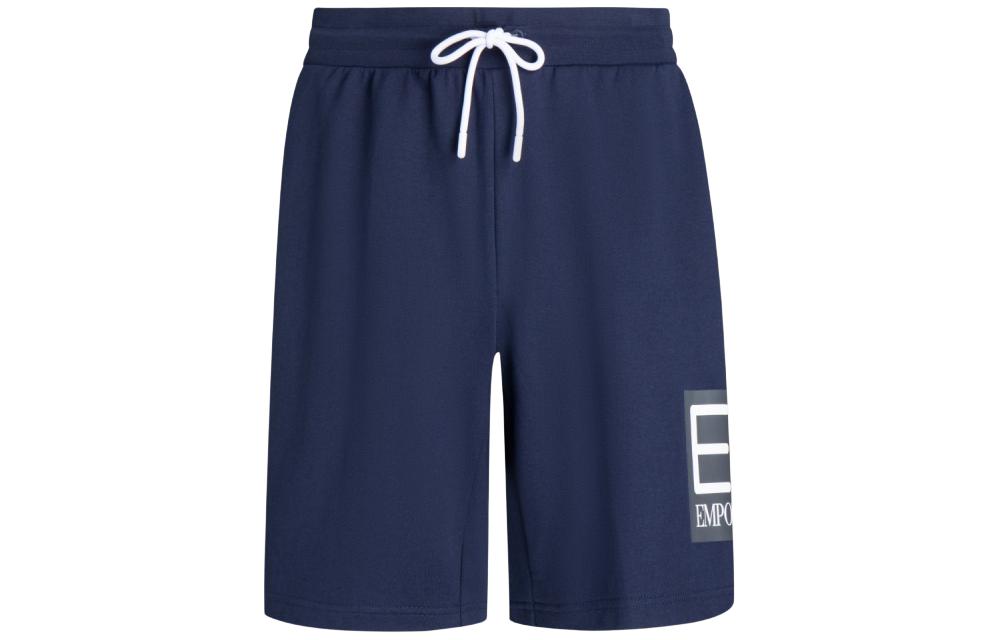 EMPORIO ARMANI Шорты повседневные мужские темно-синие EA7 SS24 — фото 3