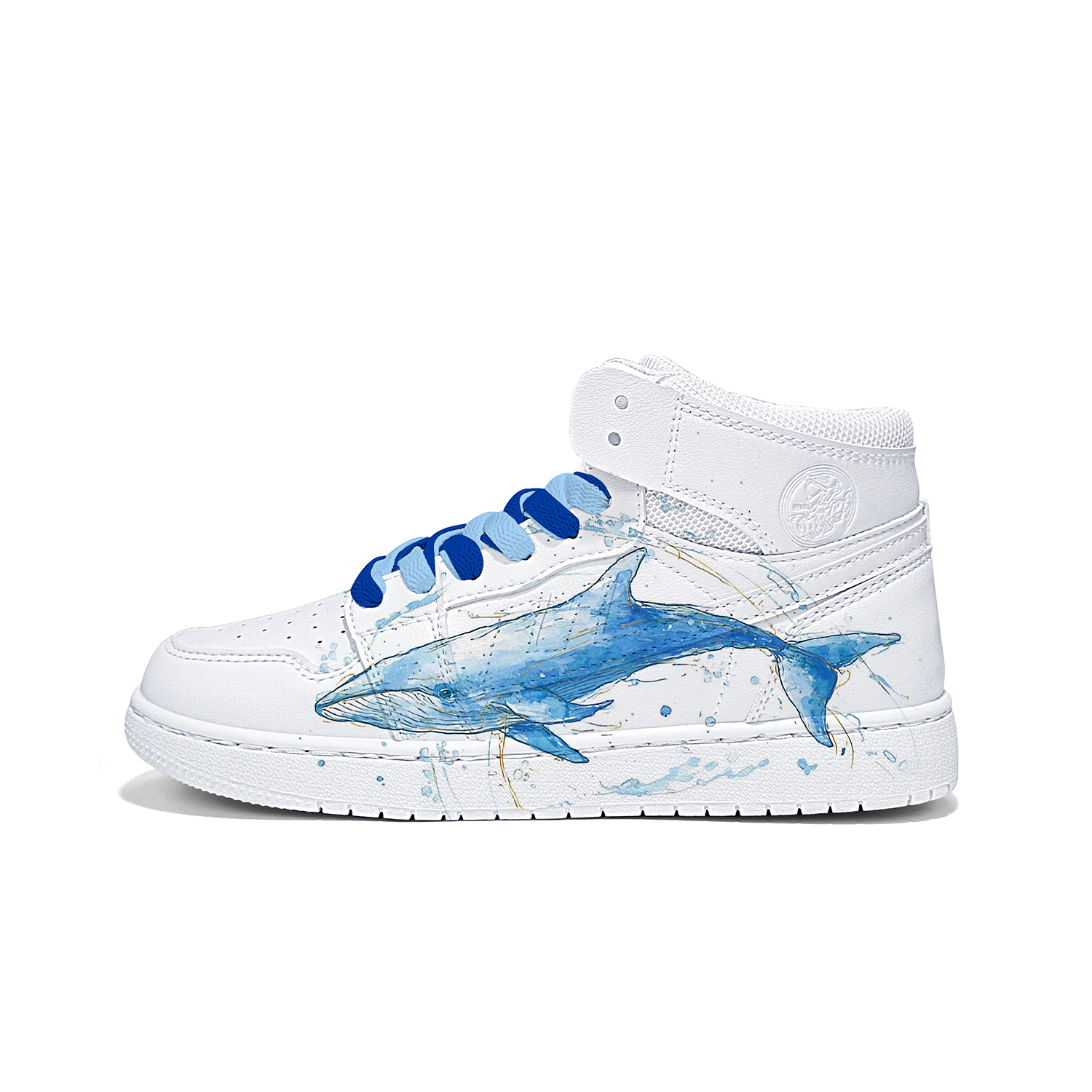 

Термические амортизирующие износостойкие дышащие нескользящие высокие кроссовки для скейтбординга Unisex WARRIOR, x1737d( белый )