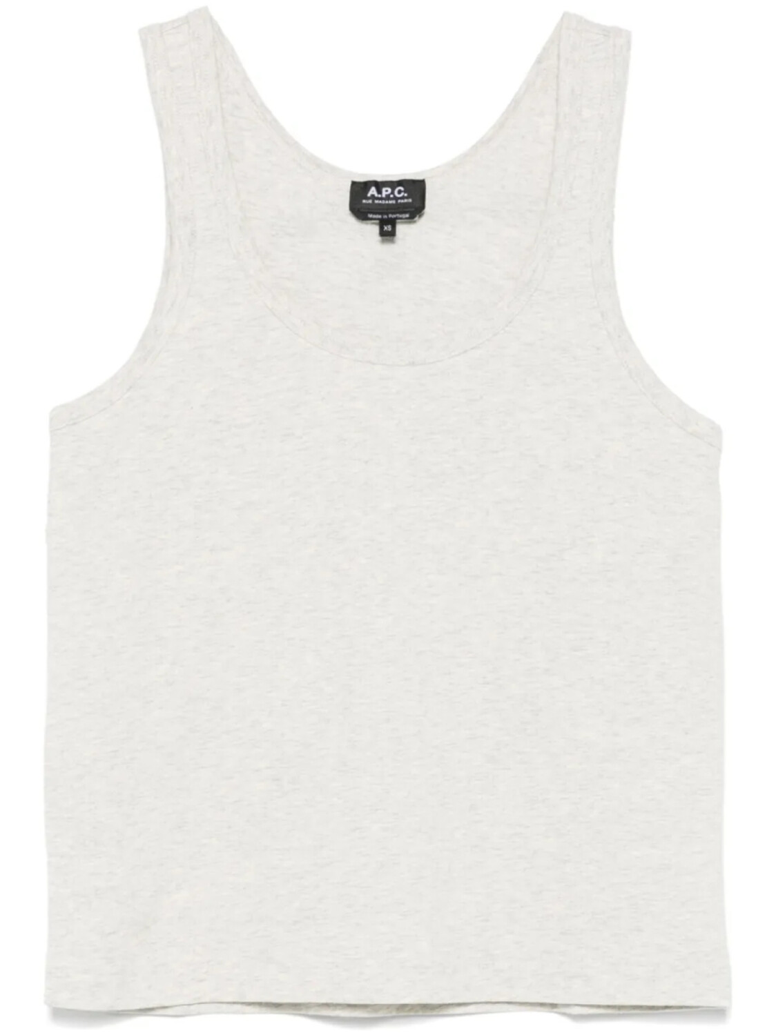 

Майка с надписью APC Label A.P.C., серый