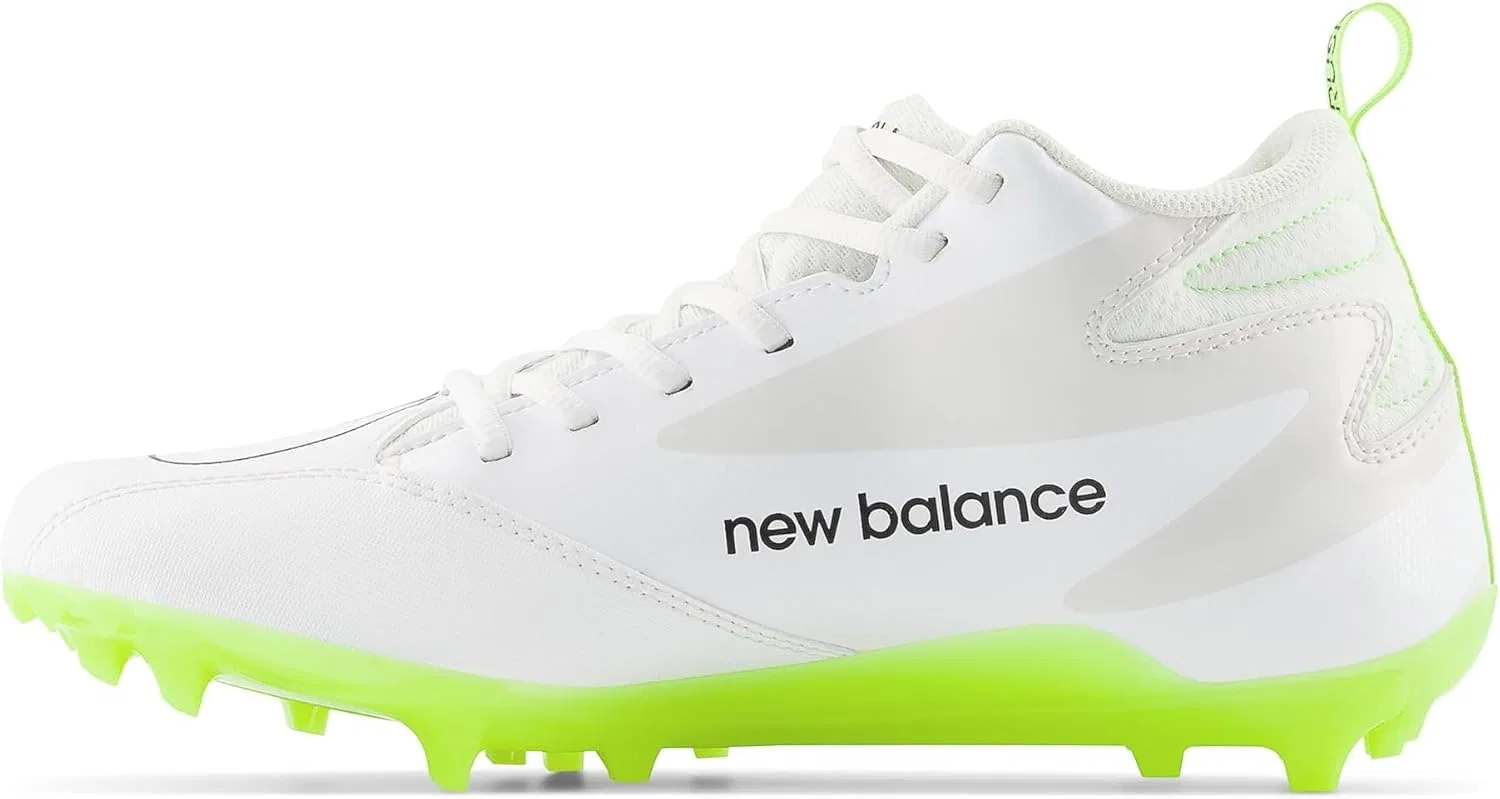 Мужские кроссовки для лакросса New Balance Rush V4 Mid, 2-White Hi Lite — фото 4