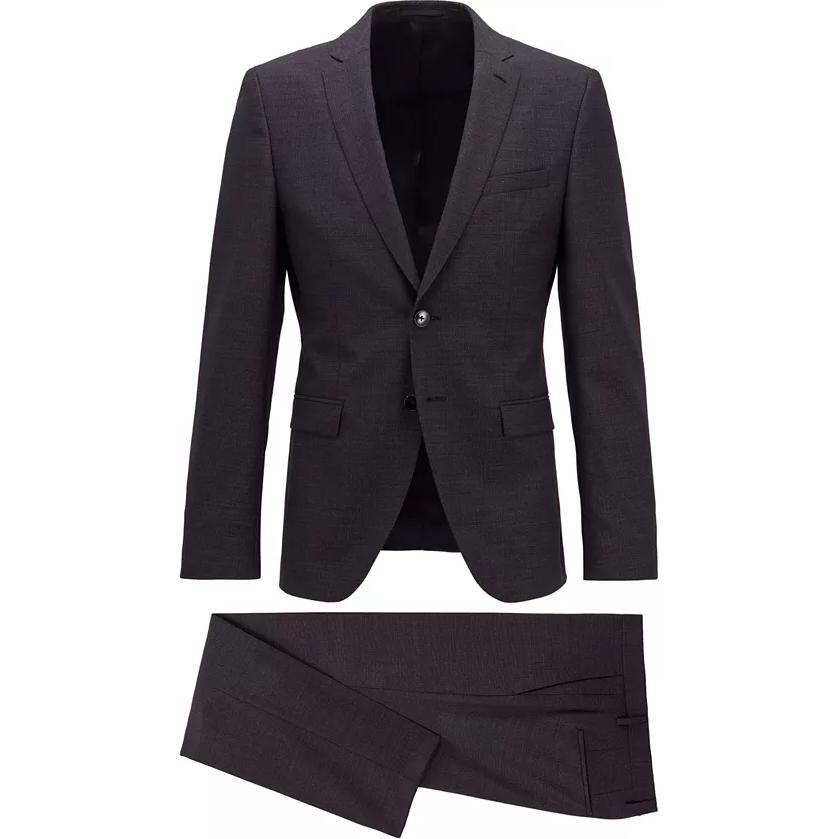 

HUGO BOSS Серый деловой костюм для мужчин, Gray