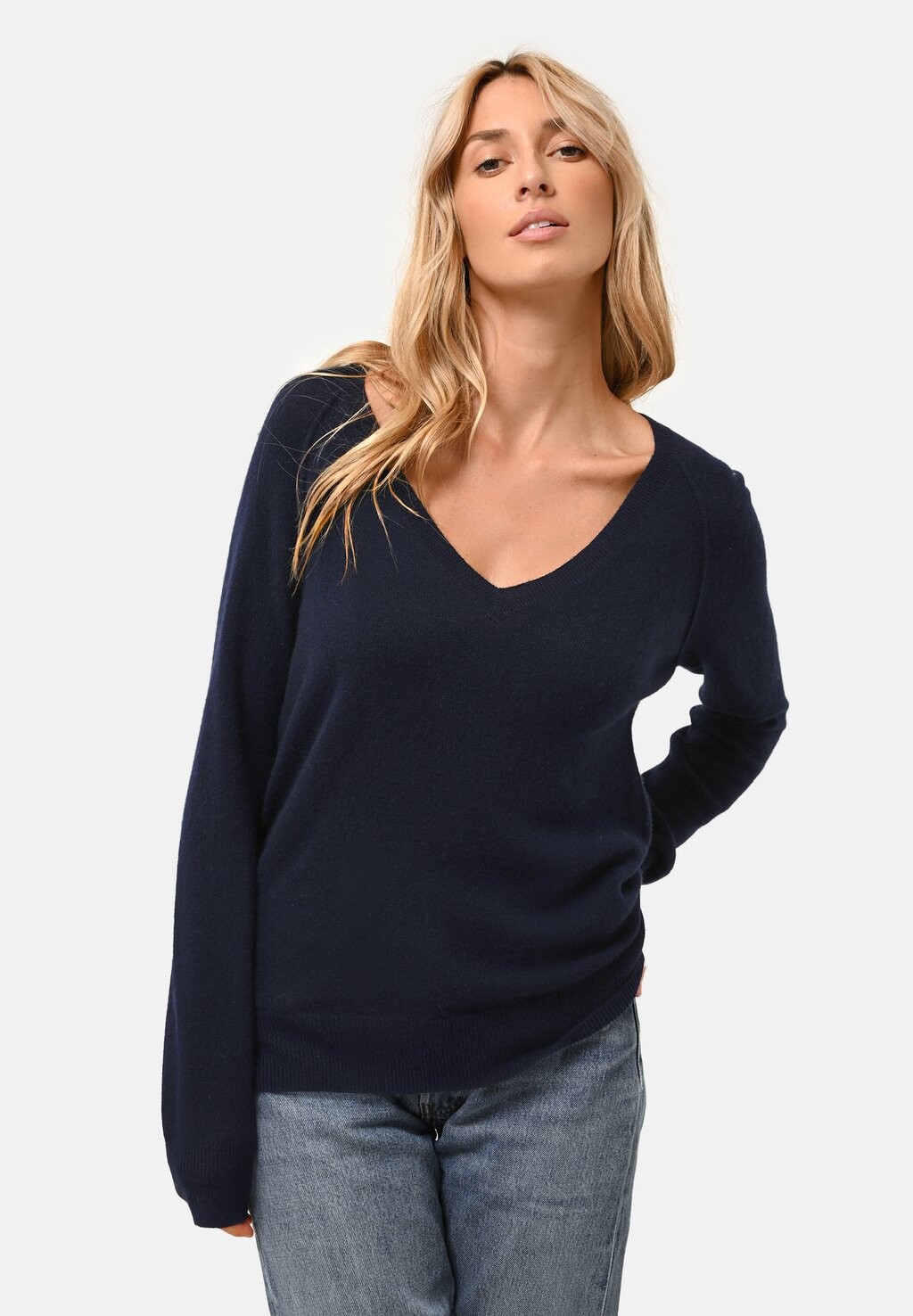 

Джемпер PHOEBE Just Cashmere, темно-синий