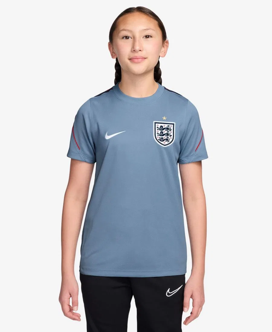 Футболка для мальчиков и девочек England Strike Dri-FIT Soccer Nike, синий