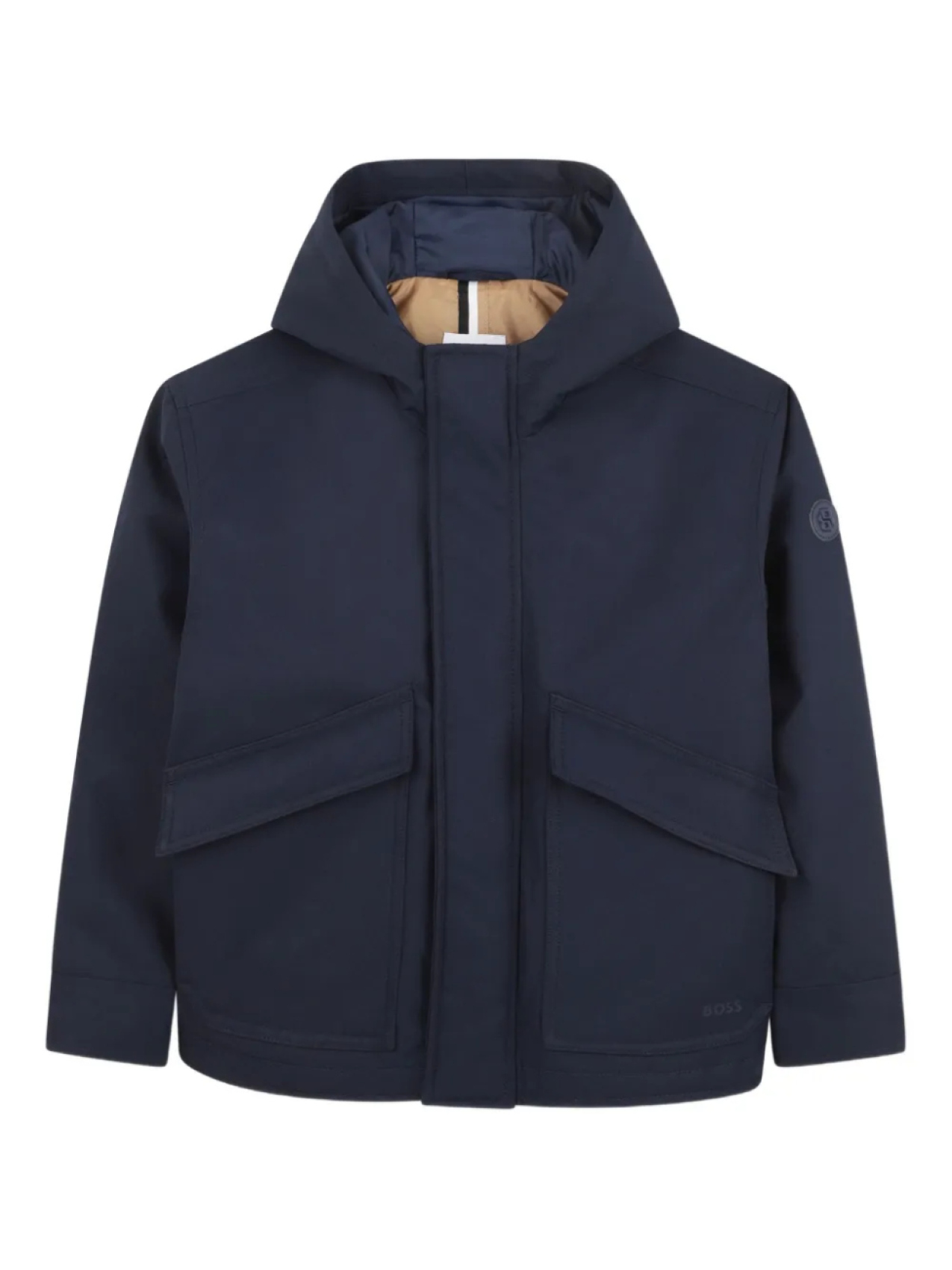 

Куртка с капюшоном BOSS Kidswear, синий