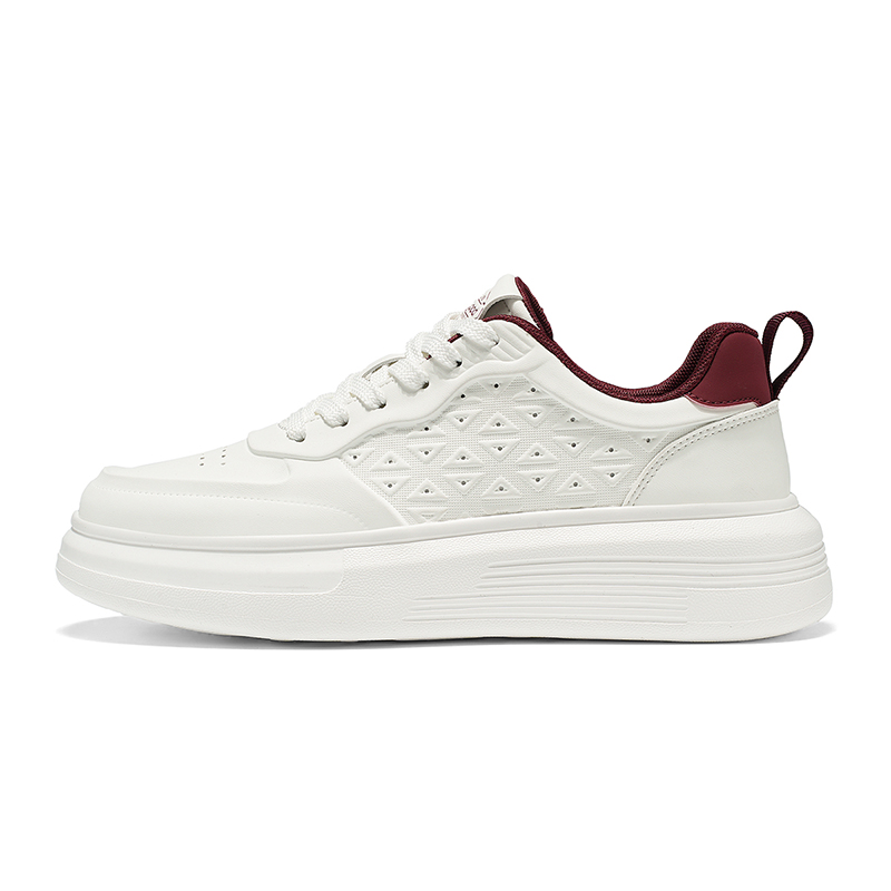 

HLA Мужские скейтерские кеды низкие бело-красные, цвет White Red