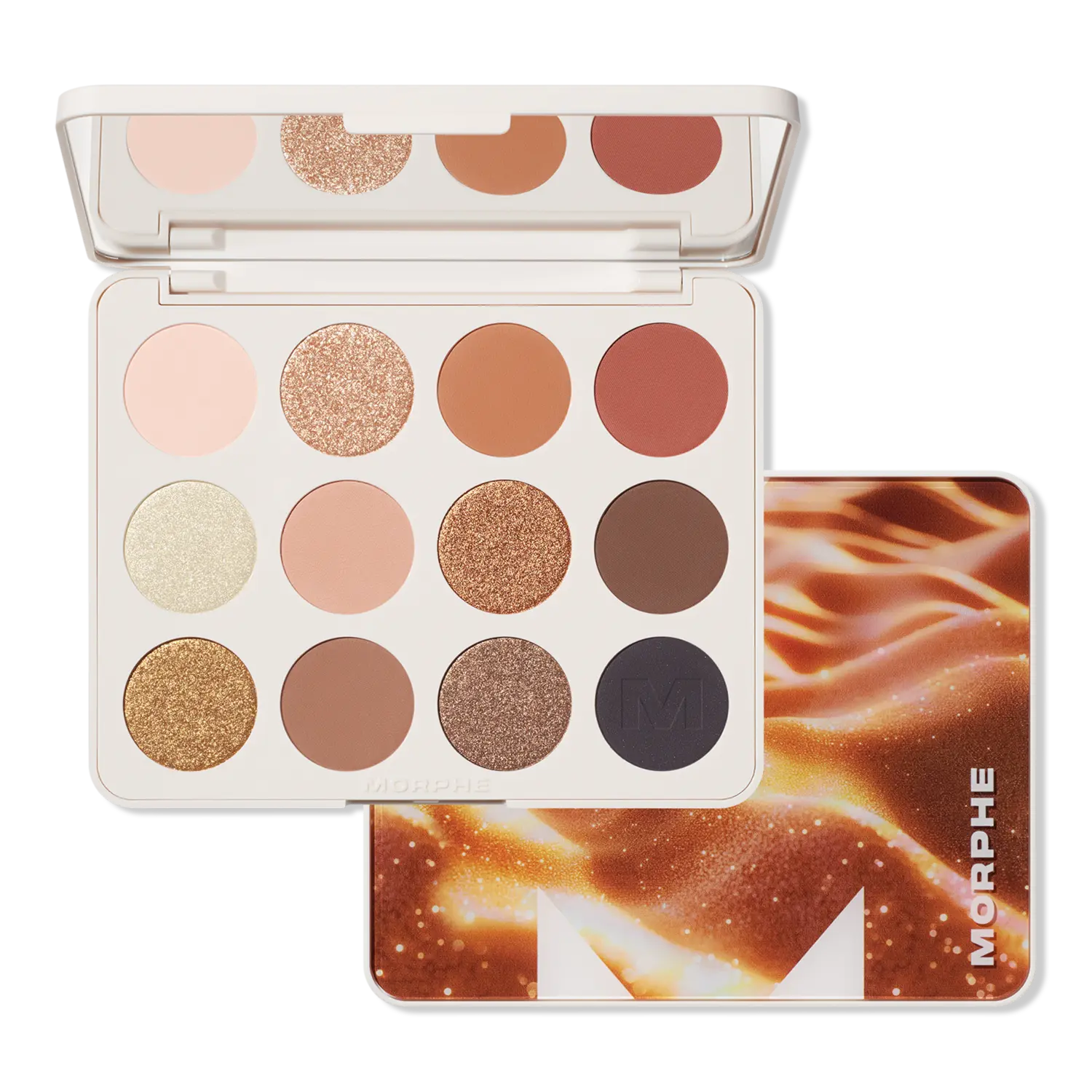 

Палитра теней ChromaPlus 12-Pan Eyeshadow Palette Morphe, Flickering Sands