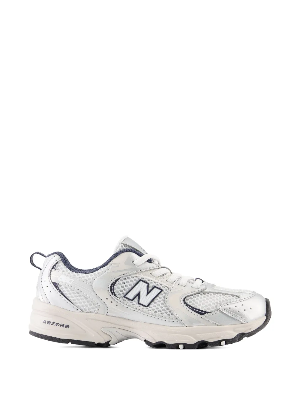 Кроссовки 530 с эластичными шнурками New Balance Kids, белый — фото 2