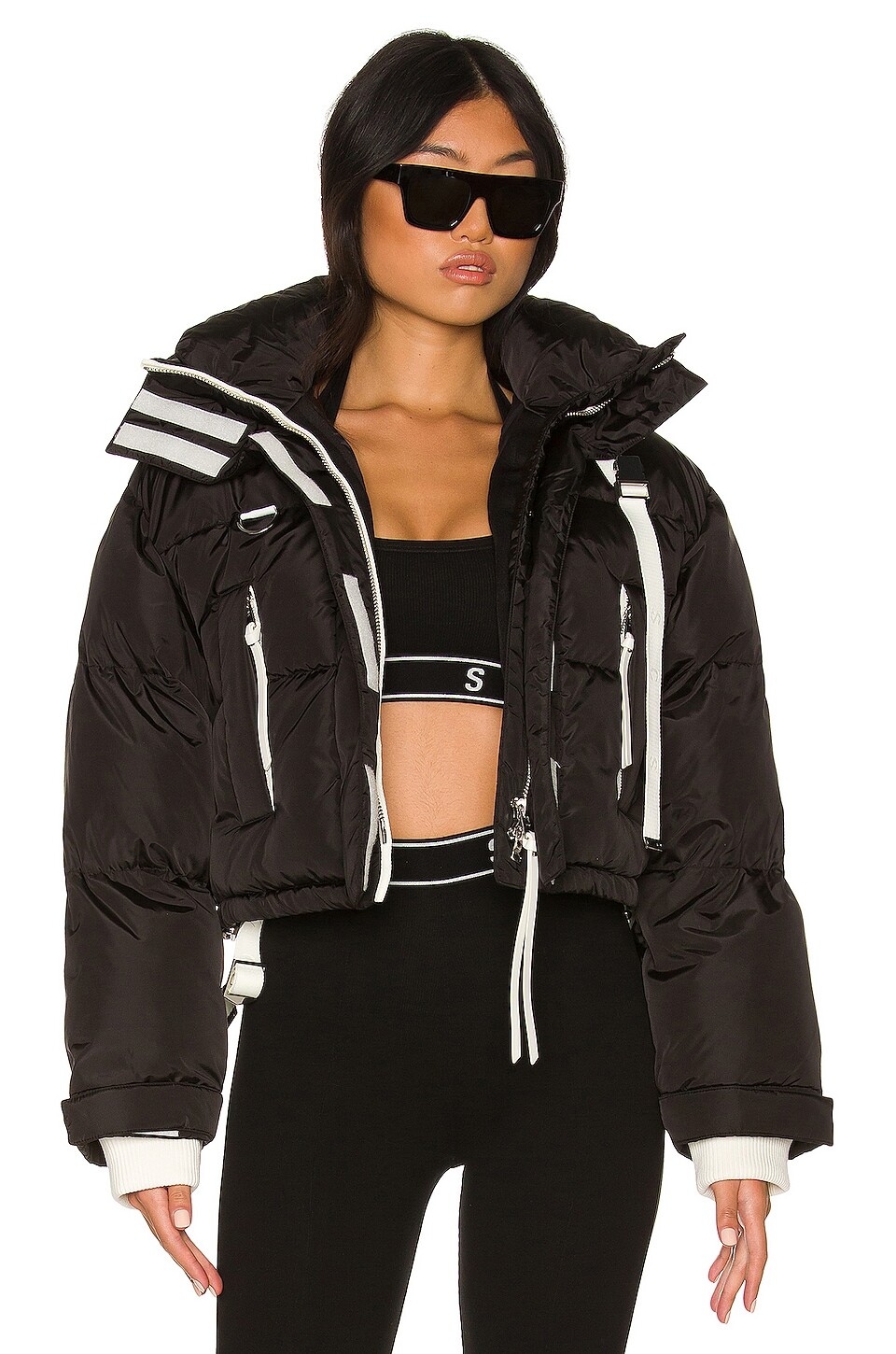 

Пуховик Shoreditch Ski Club Willow Short Puffer, черный