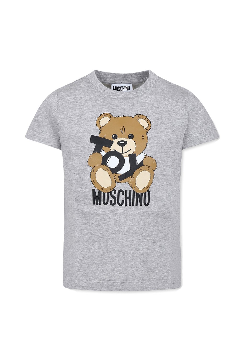 

Футболка с принтом A MANICA CORTA MOSCHINO, серый