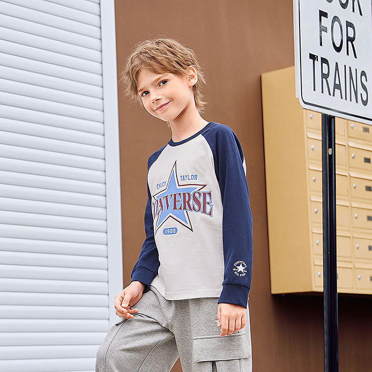Футболка для детей 3-7 лет Converse, розовый — фото 4