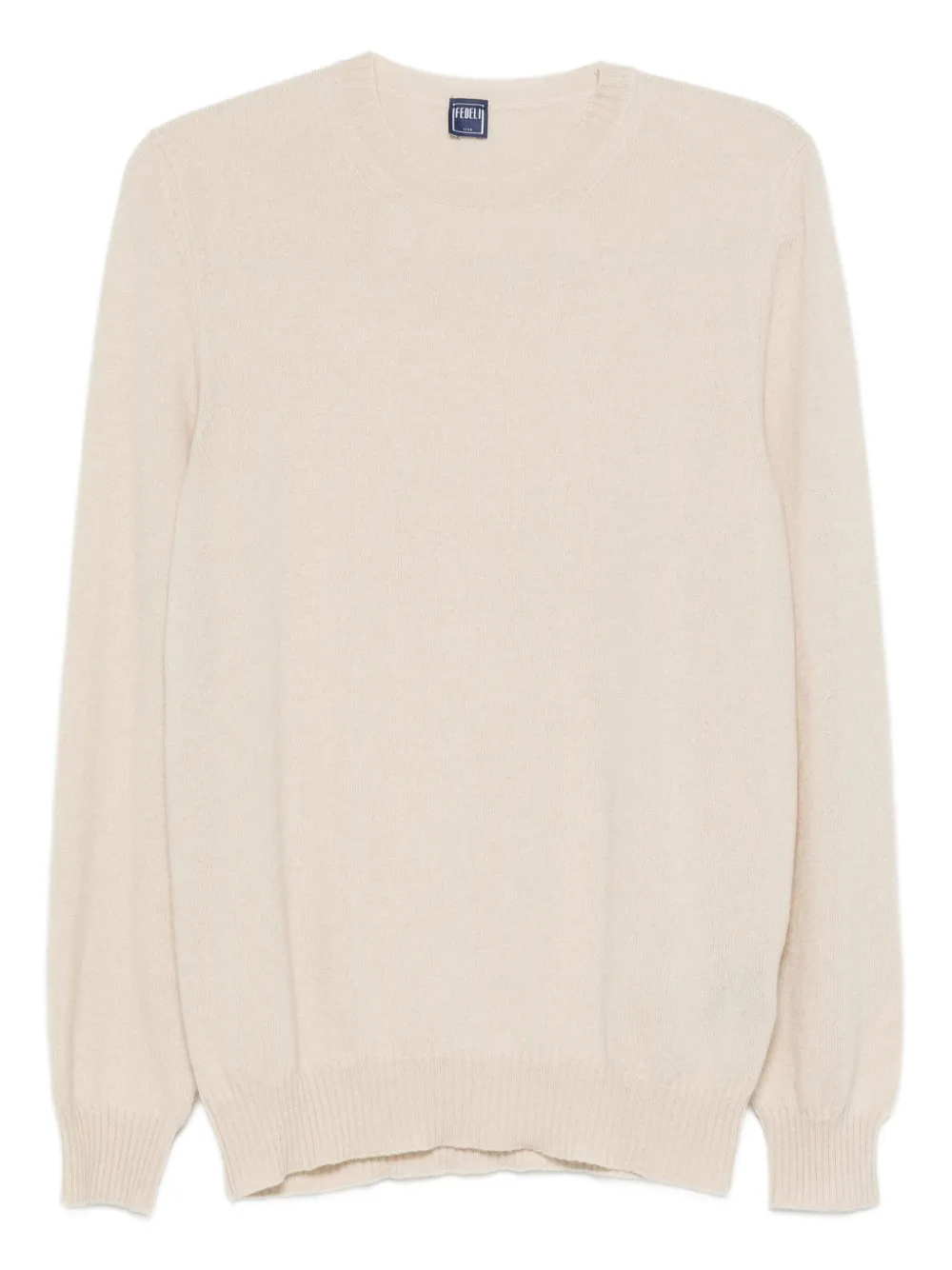 

Кашемировый свитер с круглым вырезом Fedeli, нейтральный