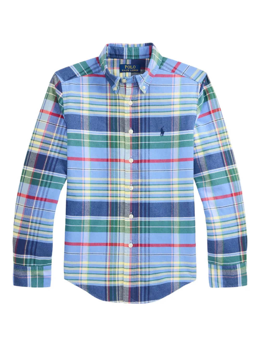 

Рубашка оксфорд с длинными рукавами POLO RALPH LAUREN KIDS, синий