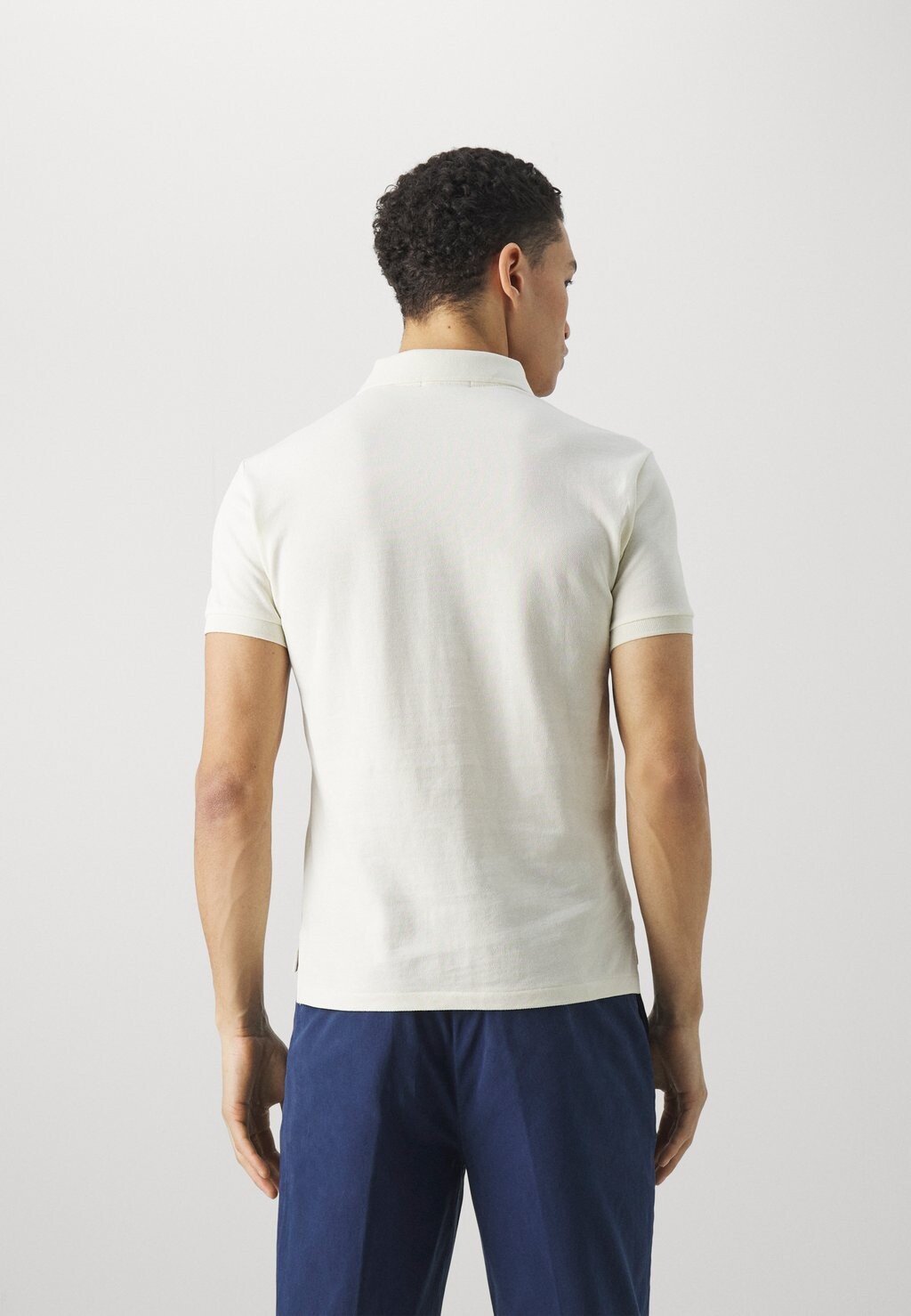 Поло Short Sleeve Polo Ralph Lauren, цвет parchment cream — фото 3