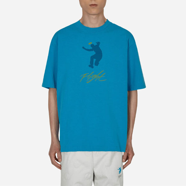 Футболка Air Jordan x Union Crossover SS22 Solid Color Character Alphabet Printing Round Neck Short Sleeve Asia Edition Blue, синий — фото 3