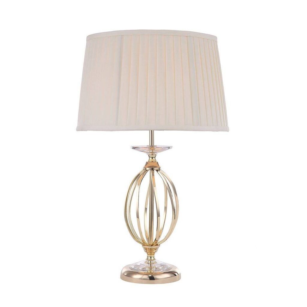 

Эгейская лампа из полированной латуни и стекла с абажуром. Elstead Lighting