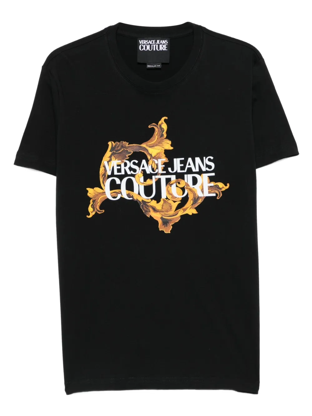 

Футболка с логотипом Versace Jeans Couture, черный