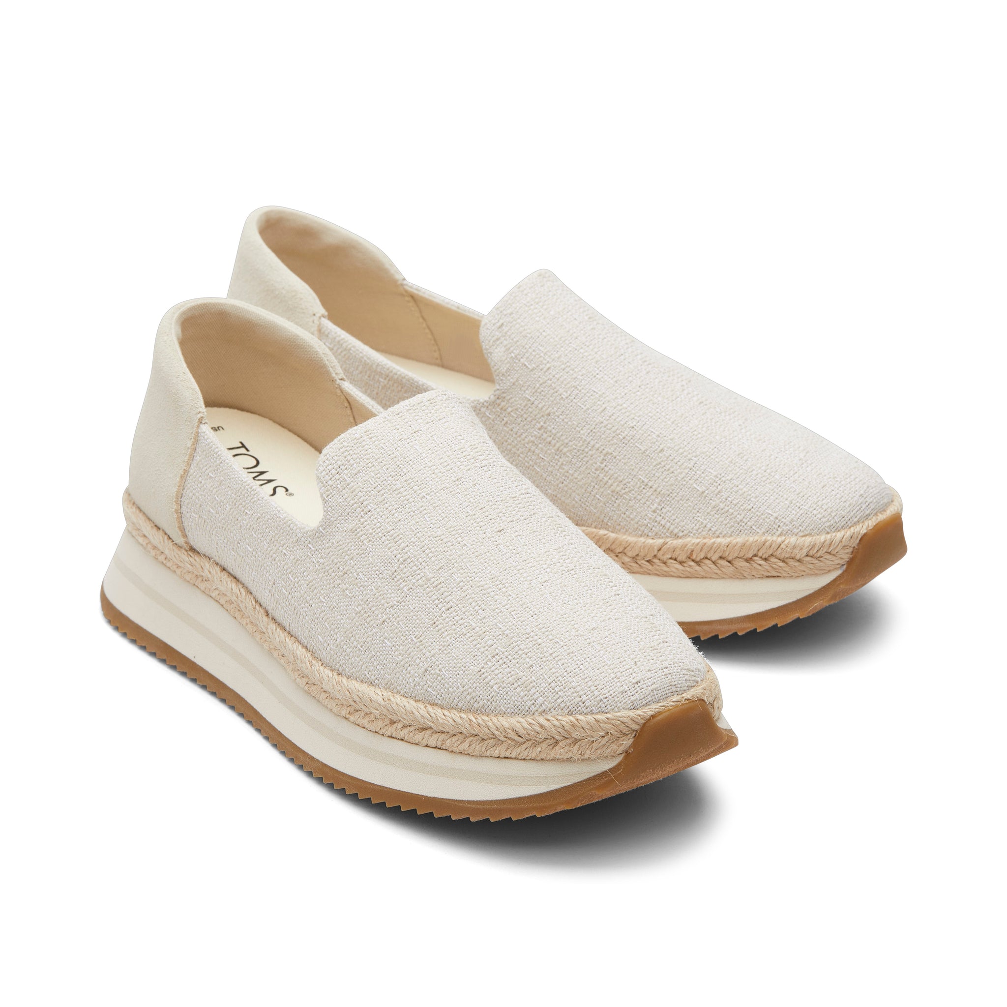 Кроссовки-эспадрильи Jocelyn Cream Textile TOMS Shoes — фото 3