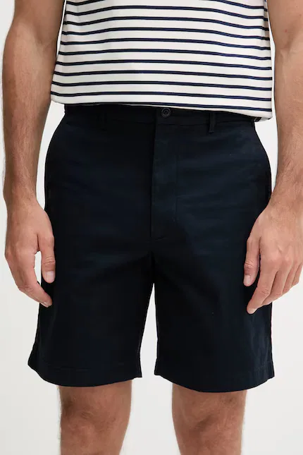 Шорты хлопковые с эластаном chino Tommy Hilfiger, синий