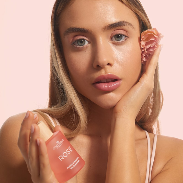 Масло для лица Cocosolis — Очищающее «Роза», Rose purify & nourish oil cleanser, 50 мл — фото 3