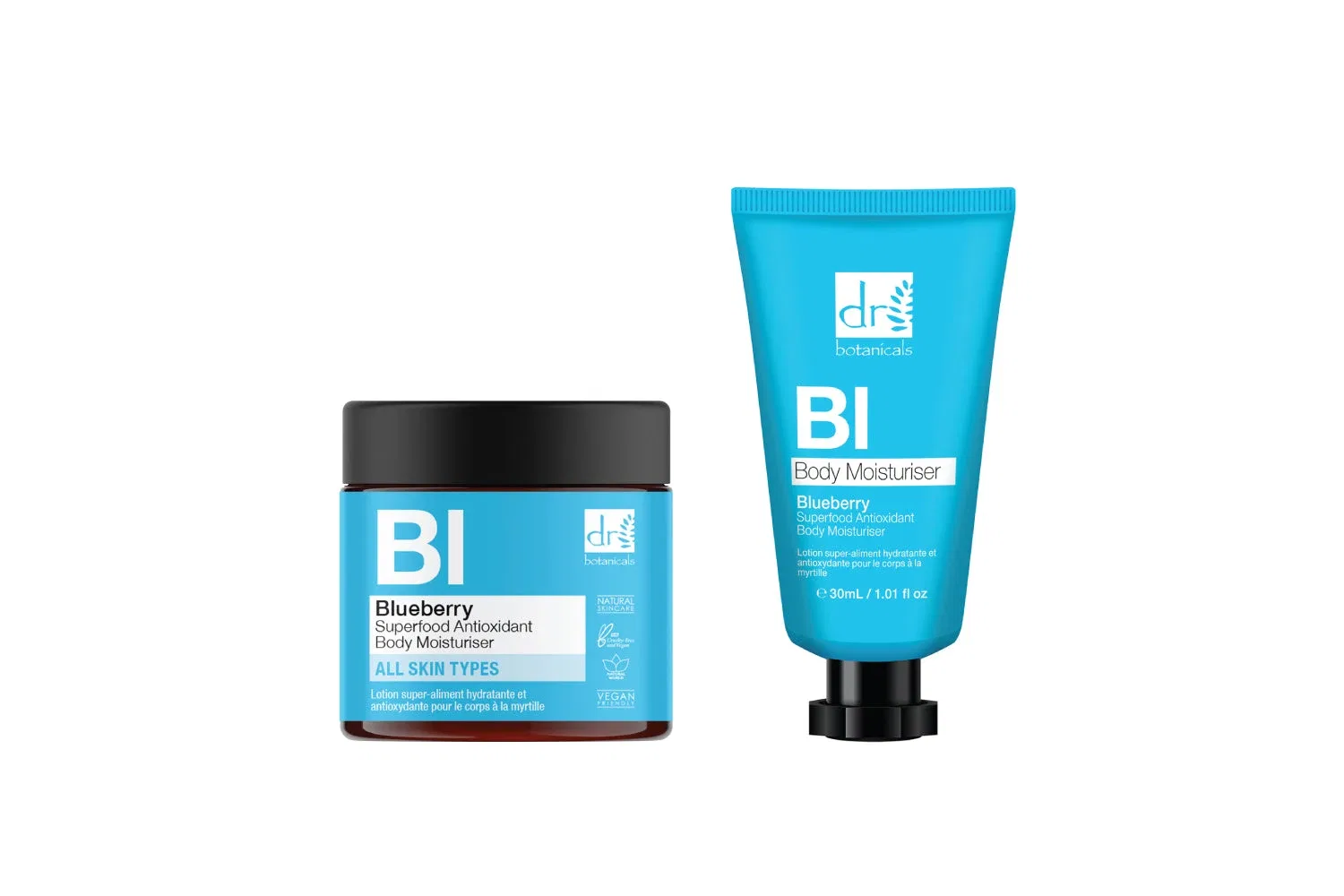 Крем для тела с антиоксидантами Dr Botanicals Blueberry