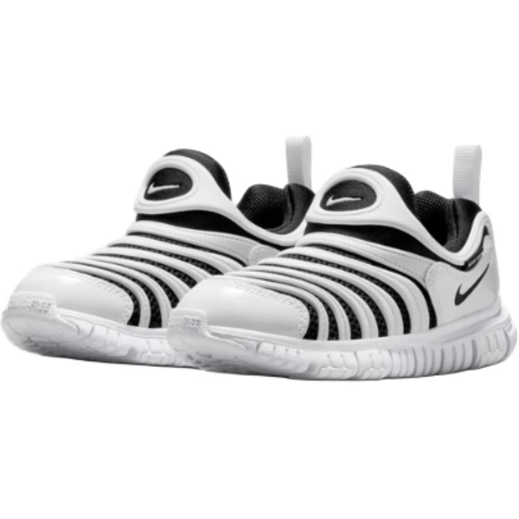 Nike Динамо фри устойчивые к истиранию низкие кеды casual белые/черные kids' — фото 3