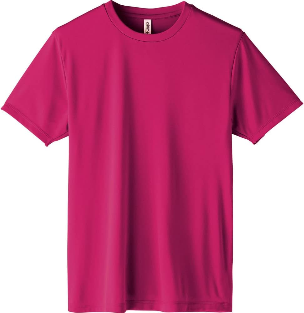 

Футболка с коротким рукавом Glimmer 00350-AIT из трикотажа Interlock Dry плотностью 3,5 унции, с круглым вырезом, розовый