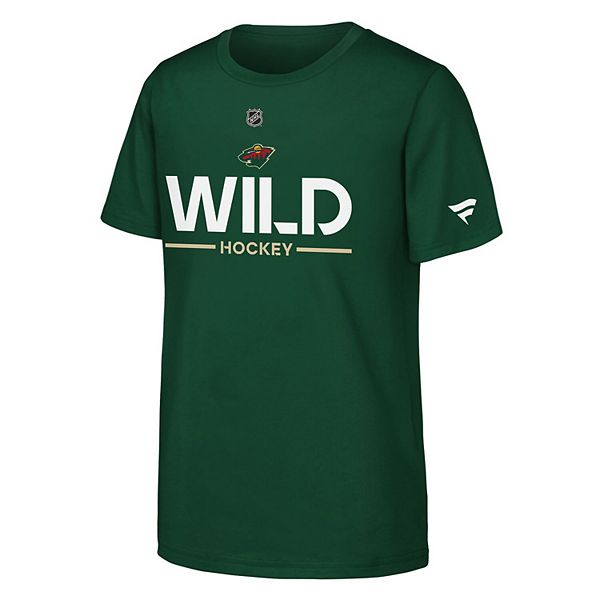

Футболка Minnesota Wild Youth зеленого цвета Fanatics