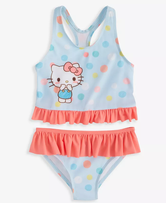 

Детский купальник Hello Kitty из двух частей для девочек Dreamwave, синий