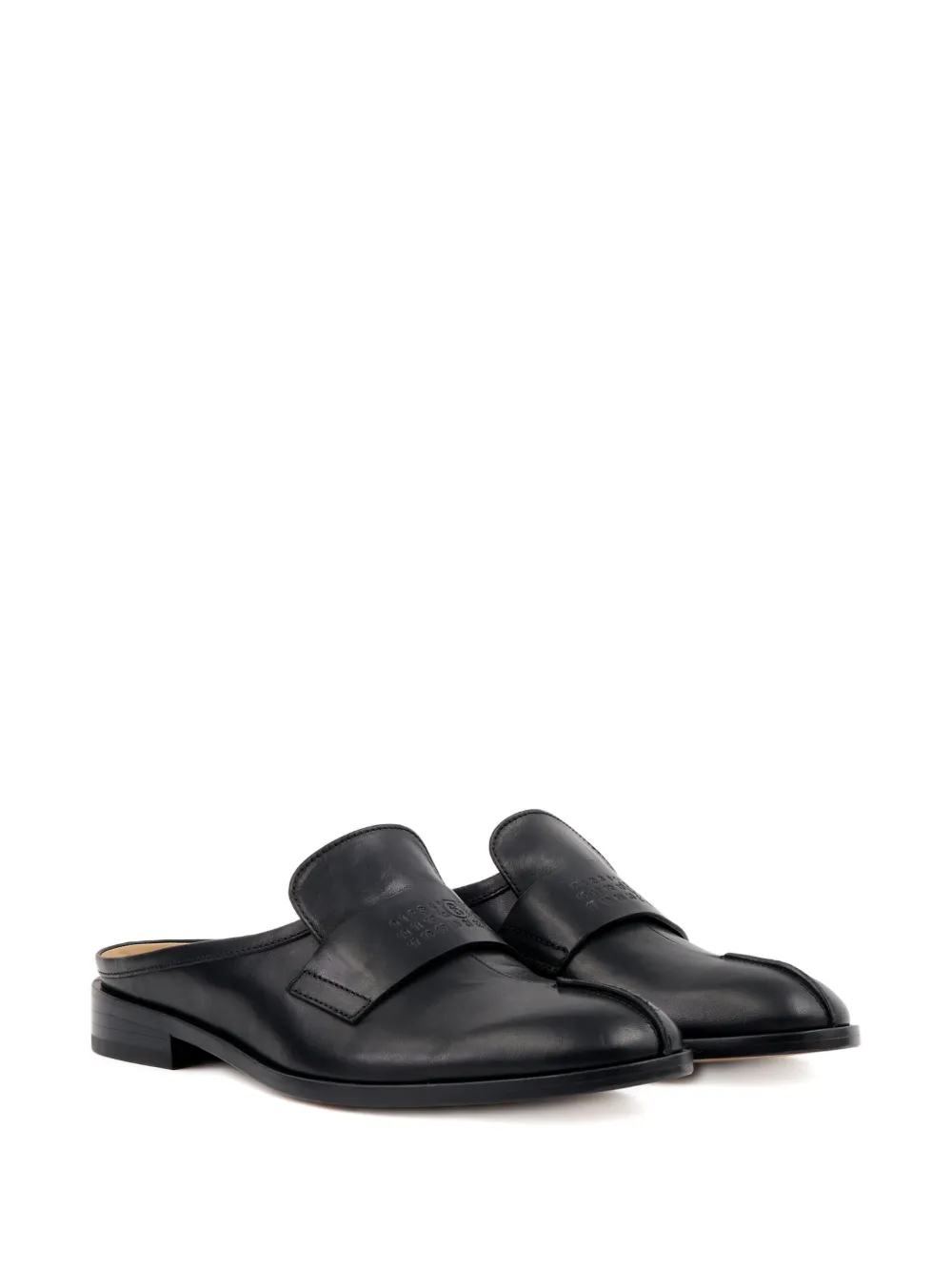 Мюли с открытым носком MM6 Maison Margiela, черный