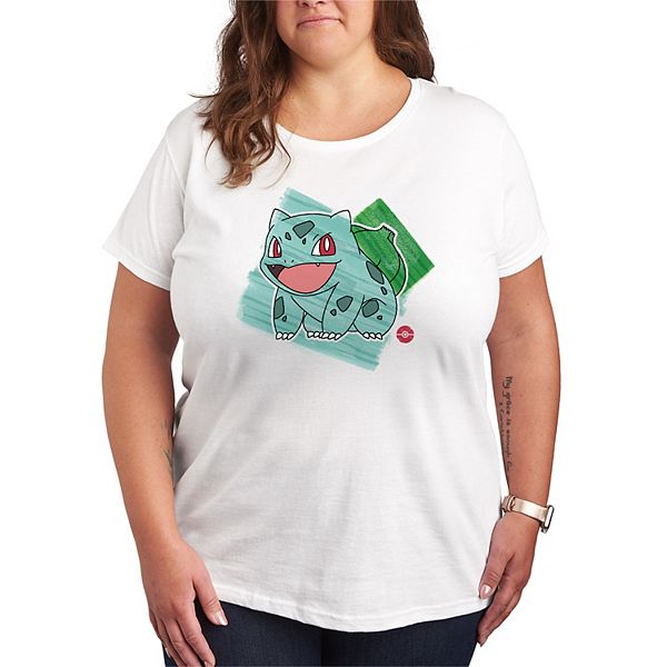 

Футболка Plus size с принтом Bulbasaur Licensed Character