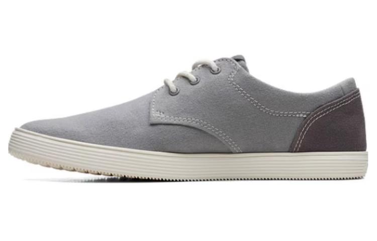 

Низкие спортивные повседневные туфли мужские серые Clarks, Gray