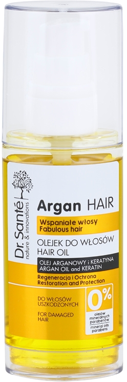 

Восстанавливающая сыворотка с арганой для поврежденных волос Dr. Santé, 50 мл