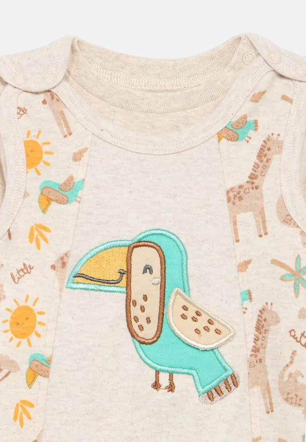 Милый очаровательный комбинезон унисекс Jacky Baby, Beige Melange — фото 3