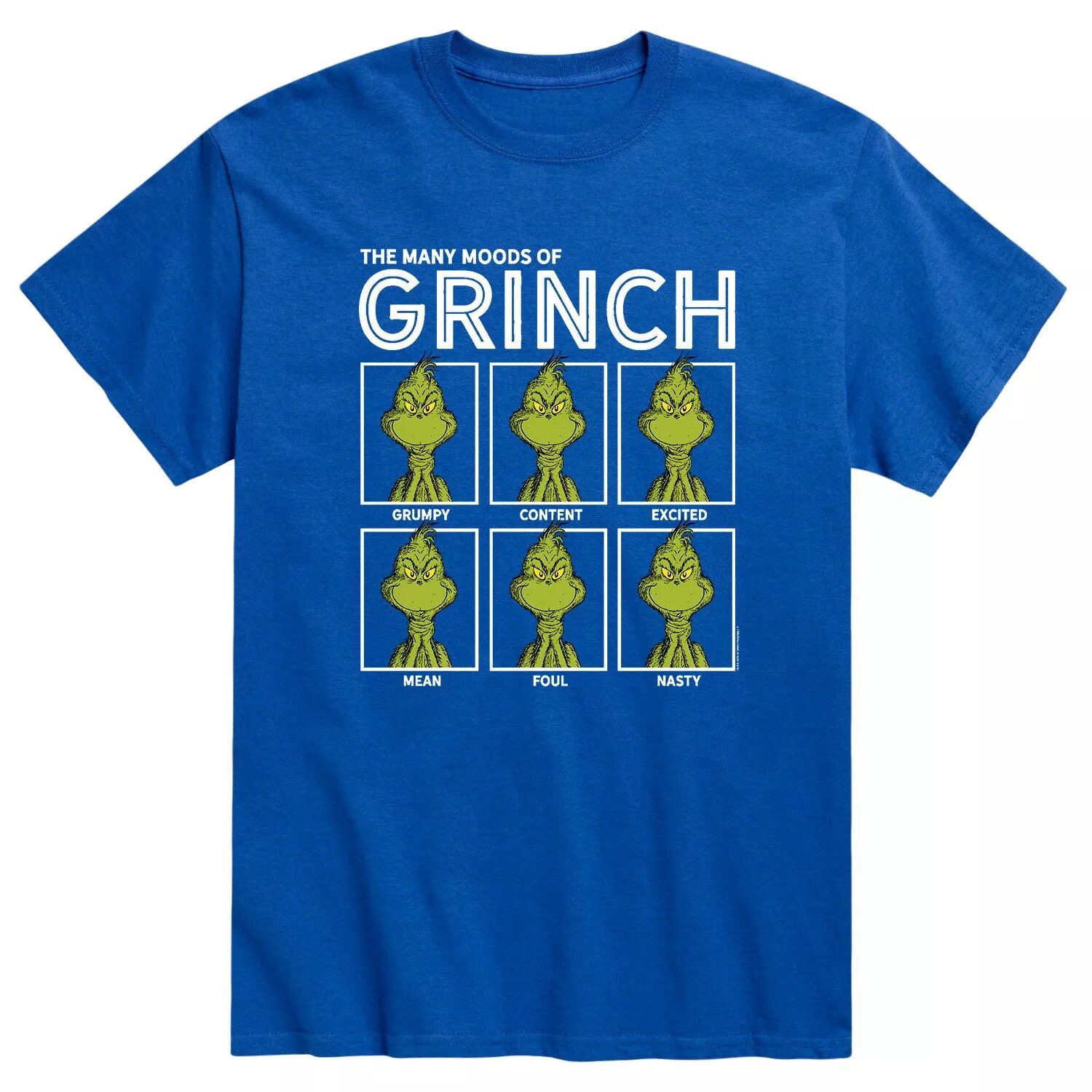 

Мужская футболка Dr. Seuss The Grinch Moods Licensed Character