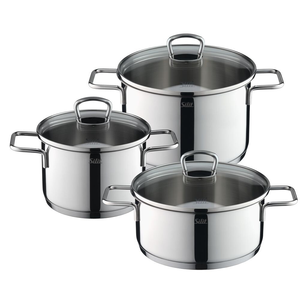 

НАБОР кастрюль Silit 3 ШТ. АЛИКАНТЕ EDEKA 3201019675