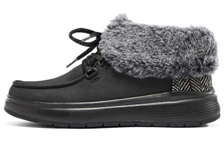 Зимние ботинки женские Skechers BOBS Skipper низкие комбинированные, черный — фото 2