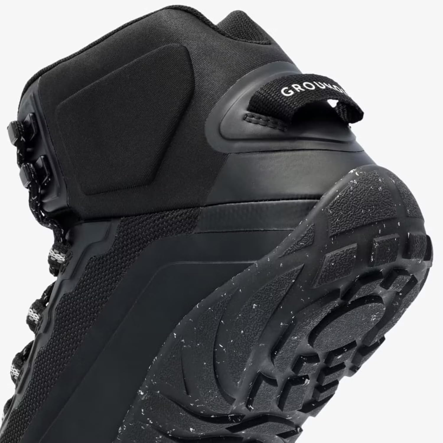 GROUNDIES All Terrain High 2.0 Мужские ботинки - прочная, водонепроницаемая обувь для походов и городского стиля, черный — фото 3