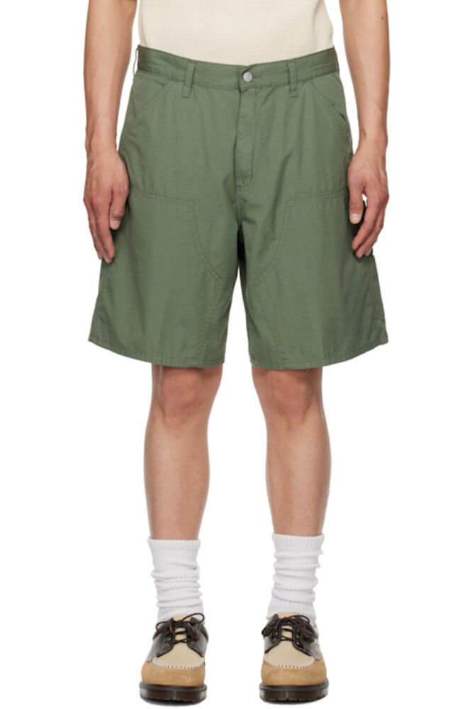 

Зеленые шорты с двойным коленом Carhartt Work In Progress