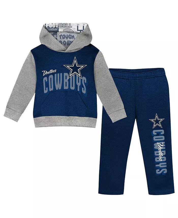 

Комплект из флисовой толстовки и штанов с капюшоном для малышей Dallas Cowboys Coin Toss Outerstuff