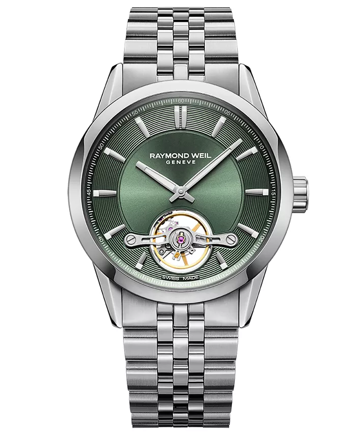 

Мужские автоматические часы Swiss Freelancer на стальном браслете, 43 мм Raymond Weil