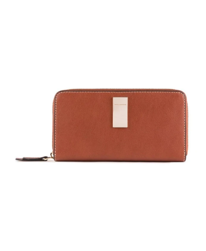 

Кожаный кошелек с RFID защитой Piquadro, коричневый