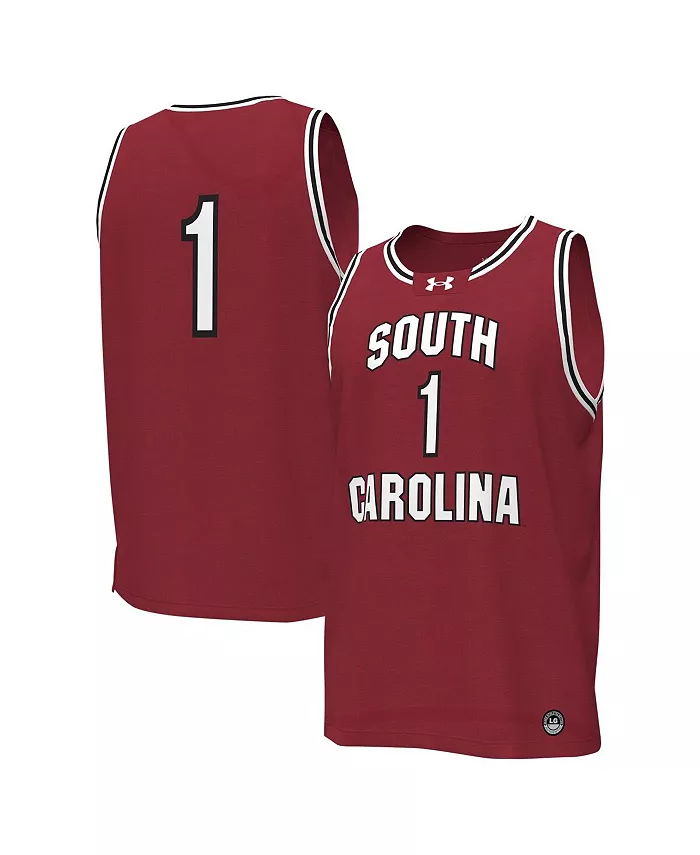 

Мужская баскетбольная реплика джерси #1 Garnet South Carolina Gamecocks Under Armour