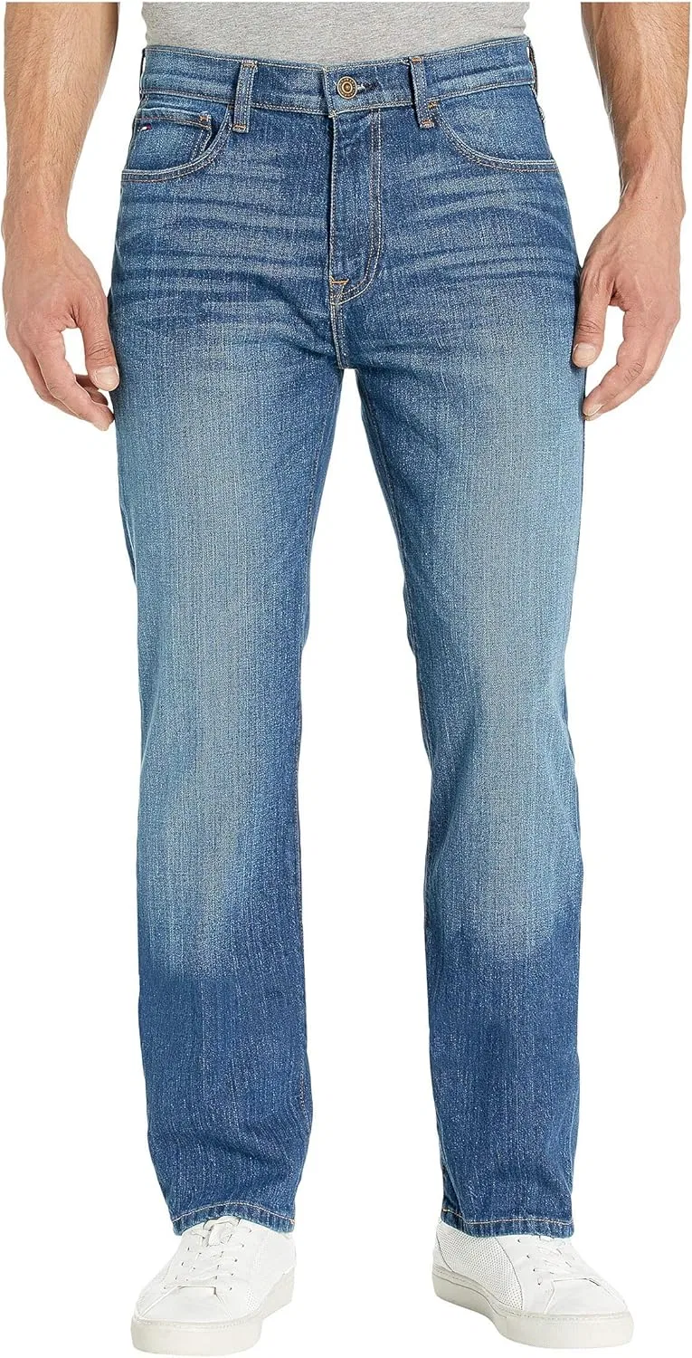 Джинсы цветблок Tommy Hilfiger Medium Wash